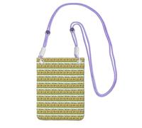 NImongt trattore agricoltura stampa elegante borsa per telefono leggero viaggio per camminare corsa escursionismo uso quotidiano sacchetto, Viola, Taglia unica