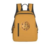 NImongt Zaino da viaggio leggero e versatile, con stampa di biscotti al cioccolato, per uomo e donna, borsa casual per escursioni quotidiane