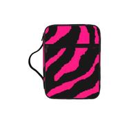 NImongt Zebra, tigre, leopardo, rosa, stampa, bibbia, borsa per la chiesa, organizer per scritture, accessori ecclesiastici