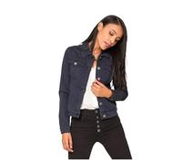 Nina Carter J212 - Giacca in jeans slim da donna - Giacca stretch, colorata, con colletto Kent, tasche - Per la primavera, l'estate, la mezza stagione, XL
