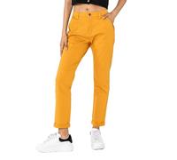 Nina Carter J250 - Pantaloni chino da donna, a vita media, comodi, slim fit, in tessuto stretch di cotone - Pantalone elegante per il tempo libero e la vita quotidiana, L szczupły