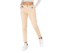 Nina Carter J250 - Pantaloni chino da donna, a vita media, comodi, slim fit, in tessuto stretch di cotone - Pantalone elegante per il tempo libero e la vita quotidiana, XXL sottile