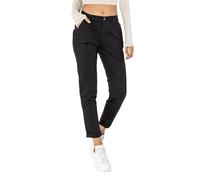 Nina Carter J250, pantaloni chino da donna, comodi, a vita media, slim fit, in cotone, elasticizzati, per tutti i giorni, per il tempo libero, Nero (J250-1), XL szczupły