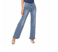 Nina Carter P080 - Jeans da donna a vita alta, svasati Bootcut, XS