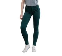 Nina Carter P106 Jeans da donna, slim fit, push-up, skinny, a vita media, Verde scuro (P106-9), L szczupły
