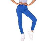 Nina Carter P109 Jeans da donna skinny Fit, a vita alta, slim, Royal Blue (P109-12b), L szczupły