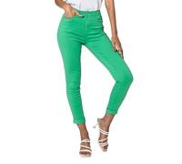 Nina Carter P109 Jeans da donna skinny Fit, a vita alta, slim, Verde (P109-53), M szczupły