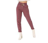 Nina Carter P500 - Pantaloni da jogging da donna, stile casual, a vita alta, pantaloni da jogging, jeans estivi, L sottile