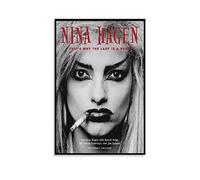 Nina Hagen - Poster vintage con musica punk rock, stampa artistica da parete, stile retrò, decorazione per casa, camera da letto, soggiorno, 30 x 45 cm