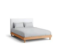 Nina Home Completo Lenzuola in Puro Cotone, Set Biancheria da Letto Premium Quality Made in Italy, con Federe 50x80cm (Panna, Matrimoniale, Tinta Unita)