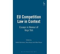 Nina Korjus EU Competition Law in Context (Copertina rigida)