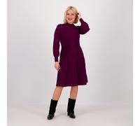 Nina Leonard Abito in maglia con maniche balloon e collo a lupetto