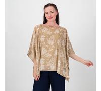 Nina Leonard Set 2 pezzi: Blusa in chiffon fantasia e top