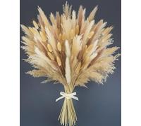 Nina-Maria's Deko Gold pampas grass secco, bouquet di fiori secchi, decorazione floreale, fiori secchi autunnali, pampas grass piccolo