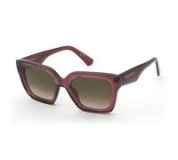 Nina Ricci Donna SNR458 03GB Occhiali da sole Acetato Viola Marrone Squadrata Normale Sfumato