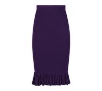Nina Ricci - Gonna Midi a Peplo con Volant - - Skirts - Donna - Viola - S