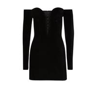 Nina Ricci - Mini Abito Corsetto con Scollo a V Profondo - - Dresses - Donna - Nero - S