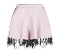 Nina Ricci - Mini Short in Raso di Seta - - Shorts - Donna - Viola - S