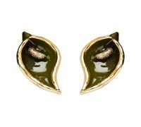 Nina Ricci - Orecchini a Clip Fiore di Calla - -Accessories -Donna -Verde -ONE SIZE