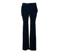 Nina Ricci - Pantaloni in Velluto con Chiusura Lampo - - Trousers - Donna - Blu - L