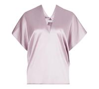 Nina Ricci - Top in Raso di Seta con Scollo a V - - Blouses & Shirts - Donna - Viola - S