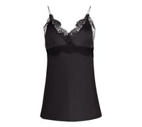 Nina Ricci - Top in Raso di Seta con Scollo a V - - Tops - Donna - Nero - XL