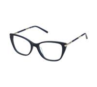 NINA RICCI Vnr348 Occhiali, Shiny Transp.Blue, 56 Donna