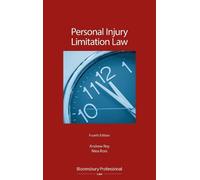 Nina Ross Andrew Roy KC Personal Injury Limitation Law (Tascabile)