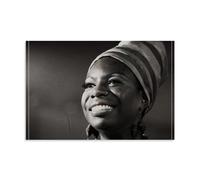 Nina-Simone-1960s - Poster su tela, per soggiorno, camera da letto, stampa artistica da parete, moderna decorazione per la casa, per ragazzi e ragazze, 30 x 45 cm