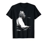 Nina Simone al Piano Royal Albert Hall di Stephen Wright Maglietta, Uomo, Nero, 5XL