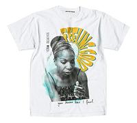 Nina Simone Art T-Shirt White XL