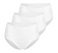 Nina von C. - 3 slip in cotone fine bianco 52