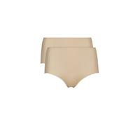 NINA VON C Slip a vita alta, confezione da 2, color carne beige | 42