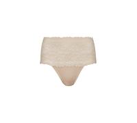NINA VON C Slip a vita alta MILLEFLEURS latte macchiato beige | 38