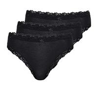 Nina von C. Slip donna confezione da 3, Nero , 46