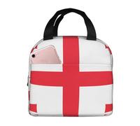 Ninainaid Borsa per il pranzo con stampa bandiera della Georgia, a prova di perdite, semplice e grande, isolata, può mantenere caldo e freddo, adatta per lavoro, picnic e viaggi.