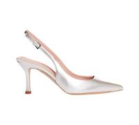 Ninalilou - Sandali con Tacco Argento Slingback - - Shoes - Donna - Grigio - 36 EU