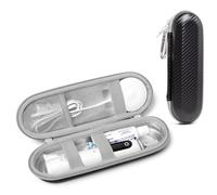 Nincha Custodia Rigida Compatibile con Spazzolini Elettrici Oral-B iO/Pro/Smart Series e Philips, Custodia da Viaggio Grande per Spazzolini e Accessori Nero