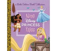 Nine Disney Princess Tales (Copertina rigida) Little Golden Book