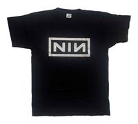 Nine Inch Nails T Shirt Classic Band Logo Nuovo Ufficiale Uomo Nero Size M