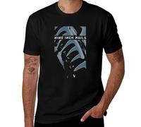 Nine Inch|Nails Pretty Hate Machine Band Logo, maglietta da uomo, Stile nero, 6XL