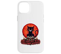 Nine Lives Left To Sin - Gatto malvagio, design gotico Custodia per iPhone 14 Plus