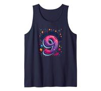 Nine Never Looked So Fine - Regalo di Compleanno per 9 Anni Canotta, Uomo, Navy, L