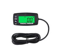 NInE-ROnG Contaore Induttivo con Contagiri per 2/4 Tempi | Ore totali e JOB, timer manutenzione, RPM 0-20000, 8 schemi, max RPM, per moto, fuoribordo, motosega