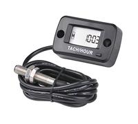 NInE-ROnG Magnetic detact Digital Tachometer Meter RPM JOB Programmable Maintenance Interval Waterproof Design, for Lawn Mower All Types of Engines