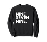 Nine Seven Nine Codice Area 979 College Station TX Texas Stati Uniti d'America Felpa