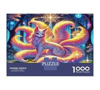 Nine-tailed Fox 1000 Pezzi Puzzle Classico Bundle Puzzle Cartone Premium - Hit Tra Gli Anziani Appassionati, Regalo Di Inaugurazione, Divertimento Indoor E Feste 38x26cm/1000pcs