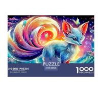 Nine-tailed Fox Breathtaking Jigsaw Puzzles for Adults A 1000-Piece (Advanced) Assortment of Impossible, Hard, And Difficult Challenging Puzzle Educational Games for Women And Men - A Thrilling