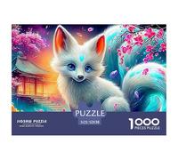 Nine-tailed Fox Professional-Grade Jigsaw Puzzles for Adults A Demanding 1000-Piece (Advanced) Challenging Puzzle Games Experience - Serves As An Excellent And Enjoyable Gift for Adults And Kid
