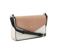 Nine West Bowie Mini Borsa a Tracolla con Patta, Dk Khaki/Nero Multicolore, Medium